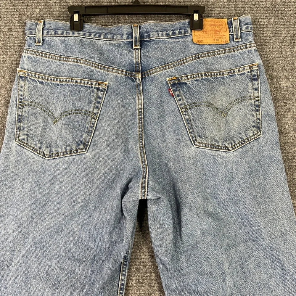Levis 550 Relaxed Fit Vintage 90s Jeans Men‎ 38 31 Straight Leg Classic Grunge